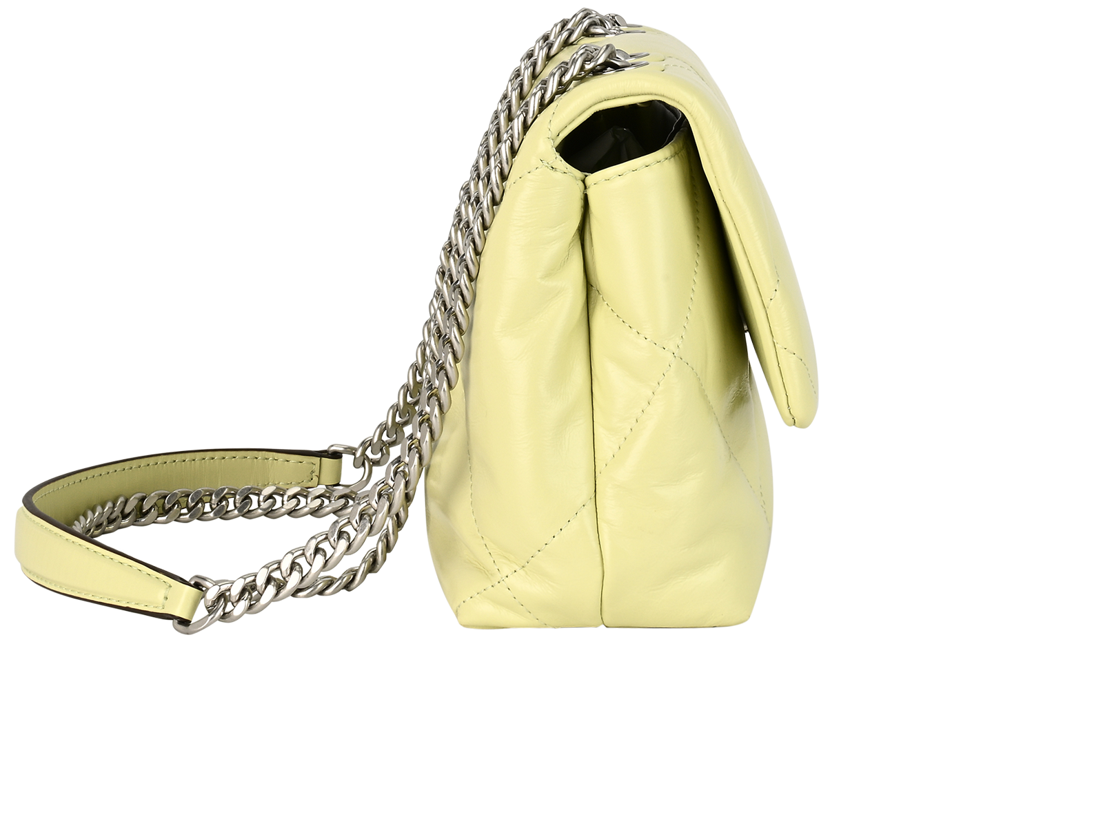 Small Kira, &pound;170, Handbags, Green, Leather, Side view